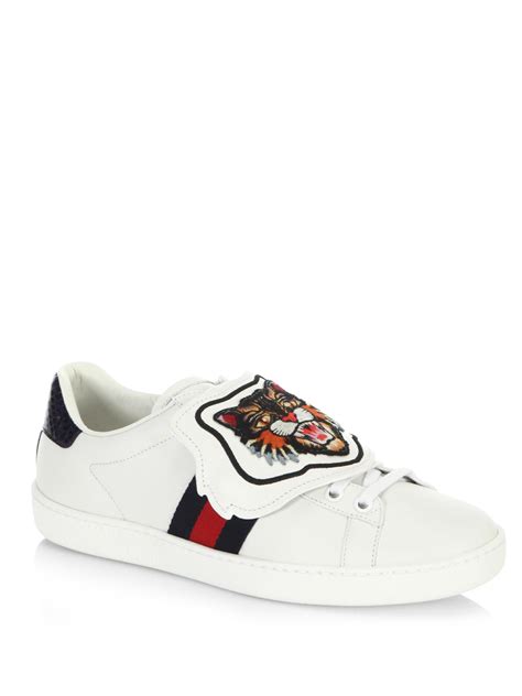 gucci lion print shoes|gucci basket mesh sale.